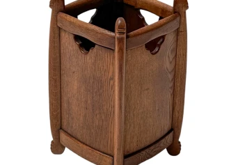 Jac. van den Bosch Art Deco Amsterdamse School Litter Basket 't Binnenhuis